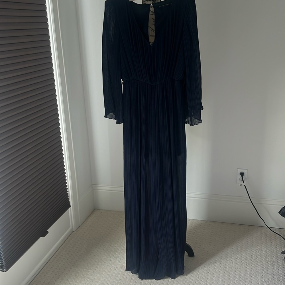 Ladies Navy Evening Jumpsuit